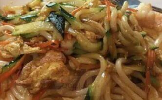 Yaki Udon w. Shrimp n Veg